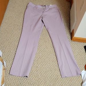 Express Purple Striped Pants